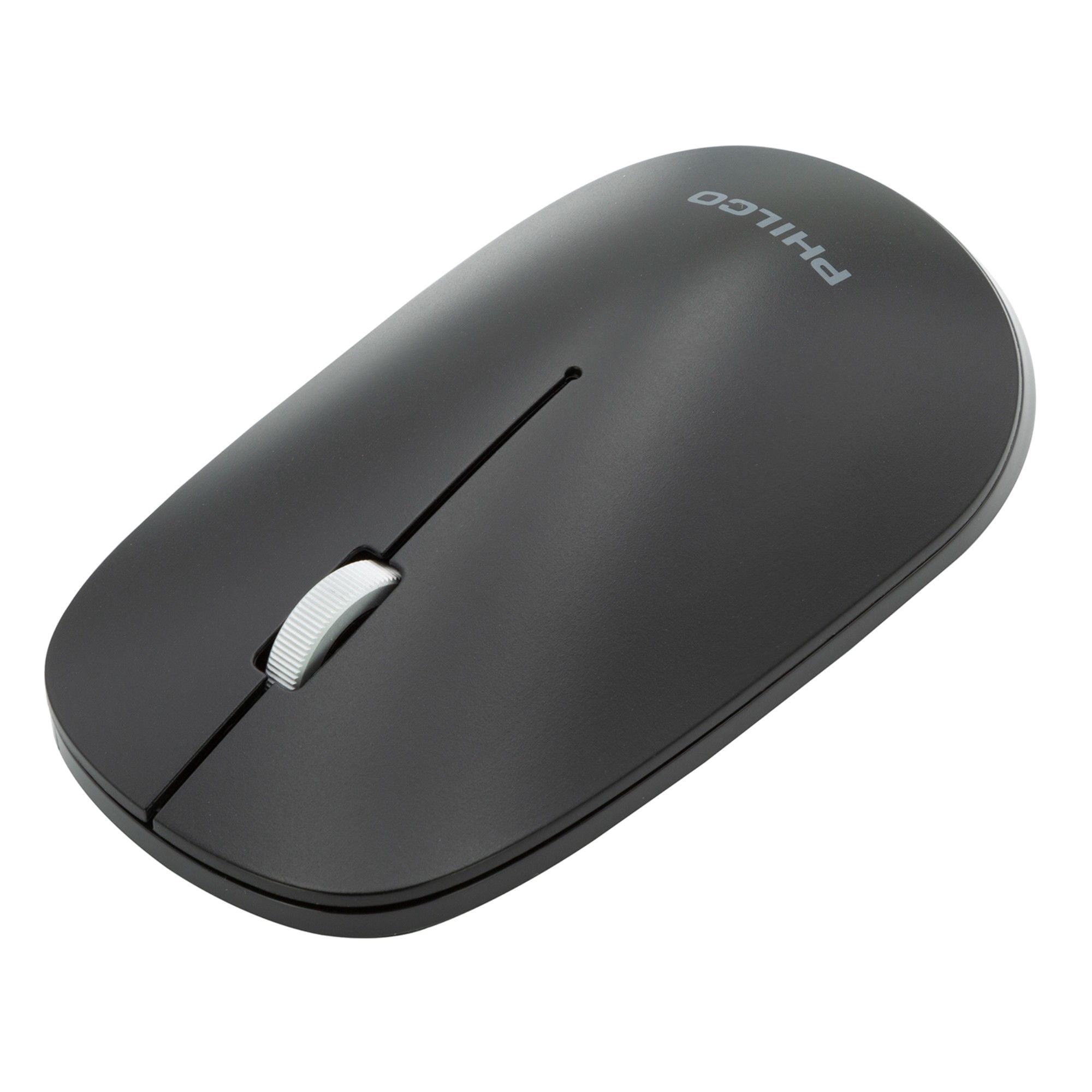 Mouse Inalambrico Negro Con Sensor Optico Philco
