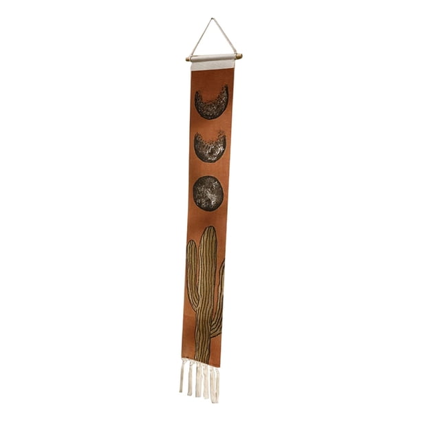 Colgante de pared de macramé, tapiz tejido a mano, decoración boho hecha a mano, decoración de pared para exteriores, sala de estar, jardín de granja Estilo A