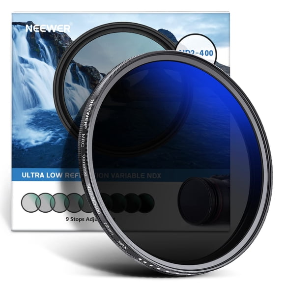 Filtro ND variable NEEWER 72 mm ND2-ND400 (1-9 paradas)