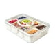 thumbnail image 1 of Bandeja para servir comida MineSign, caja dividida para aperitivos con asa, 1 of 3