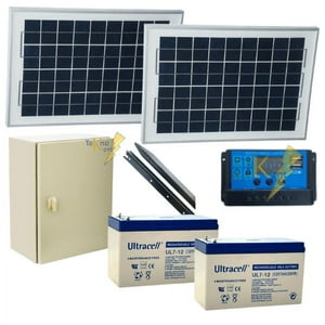Genérico - Kit Solar De Supervivencia 12 Vol 9Amp