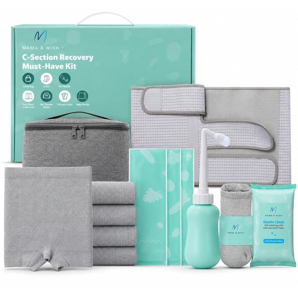 Kit de recuperación para cesárea Mama & Wish de 12 piezas