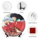 thumbnail image 3 of Inuyasha Plato decorativo de porcelana fina (bone china), plato decorativo de cerámica para hogar, oficina, soporte de pared, platos decorativos para dormitorio - 6 pulgadas (15 cm), 3 of 6