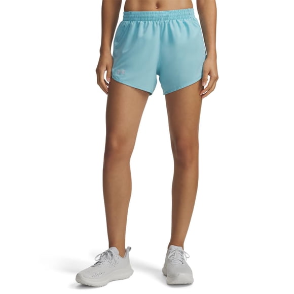 Pantalones cortos Under Armour Fly de mujer Blue Haze, talla L