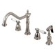 thumbnail image 1 of Grifo Kingston Brass Bel Air para Cocina Extendido Níquel Cepillado, 1 of 1