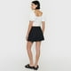 thumbnail image 3 of Falda Mujer Short Tableado Negro Corona, 3 of 5