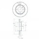 thumbnail image 2 of Disco Freno para auto Volkswagen Polo Classic 1994-2003 Delantero, 2 of 2