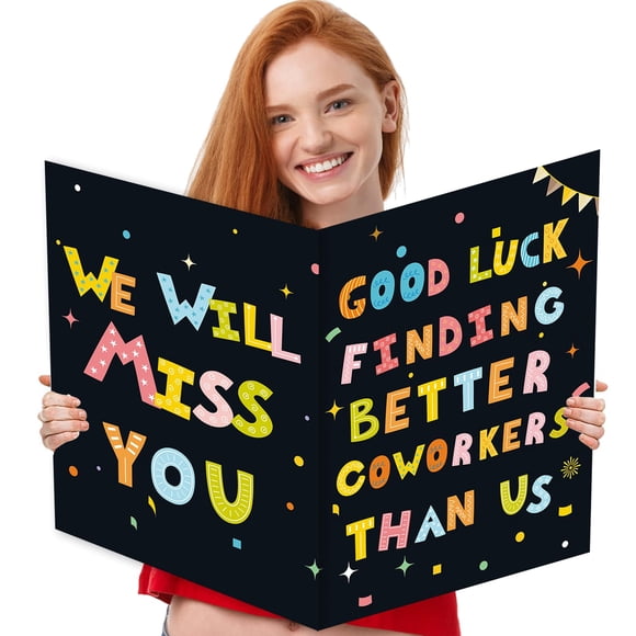 Tarjeta de despedida Idealmuzik We Will Miss You con sobre de 35 x 56 cm