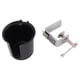thumbnail image 5 of Soporte de tazas de mesa Sitio lateral del escritorio de la bebida Automotriz automotriz anti-colocación de la mesa del escritorio de la abrazadera de Dia negra 9.8 cm, 5 of 5