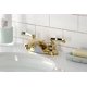 thumbnail image 3 of Grifo de baño Kingston Brass KB8622FL de 10 cm, instalación central, 3 of 5