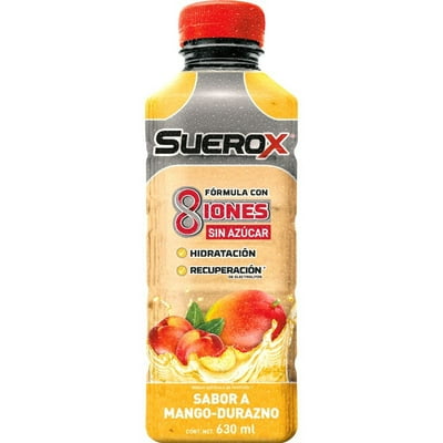 Bebida Isotónica Durazno Mango Hidratacion Superior 630 Ml Suerox