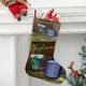 thumbnail image 2 of Lloyd de las Moscas Tema: Calcetines de Navidad, fino lino blanco para colgar en escaleras y chimenea, decoración navideña para el hogar, regalo de Navidad.54cm×38cm, 2 of 5