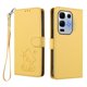 thumbnail image 1 of Funda Volteable tipo Billetera con Correa para Infinix Note 50X 5G, Amarillo, 1 of 6
