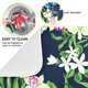 thumbnail image 2 of Alfombrilla para secar platos Tarity con flores tropicales coloridas, 45 x 60 cm, 2 of 7