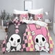 thumbnail image 1 of v1780 Bed Sheets Cute Comforter Bedding Sets Quilt Bed Cover Duvet Cover Pillow Case - Pieces Sets Kids Adult Size Bedroom Decor 3-Piece Bedding Set (1 Duvet Cover + 2 Pillow Shams) Bed Sheets ju1780, 1 of 5