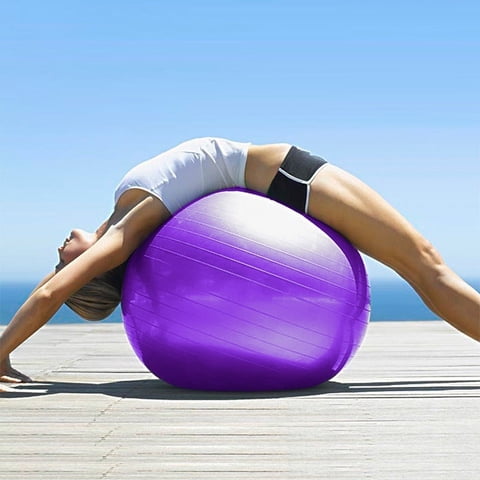 Inaltum Fitness - Balon Pilates, Fitball, Overball 55Cm - Lila