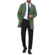thumbnail image 2 of INSPIRE CHIC Abrigos para Hombre Color Sólido Cuello con Muescas Abrigo Largo de Invierno con Botonadura Simple M Verde Oliva, 2 of 6
