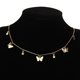 thumbnail image 2 of Collar De Mariposa De Moda Cadena De Clavícula Joyas Para Ni?as Estrella De Oro, 2 of 5