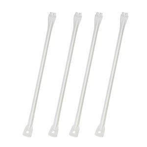 Magideal - Soporte De Soporte De Estantería De Alambre De 4 Piezas Accesorio De Reparación Resistente Piezas De Reparación Soportes De Armario Para Proporcionar 49 X 29 Cm