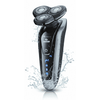 Surker - Máquina De Afeitar Hombre Rotativa Giratoria Waterproof 3007