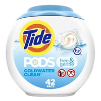 Detergente Para Ropa Tide Pods Free & Gentle, 42 Paquetes