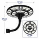 thumbnail image 2 of Foco Lámpara Solar Tipo Cúpula + Brazo De Soporte + Control Remoto 1000w, 2 of 5