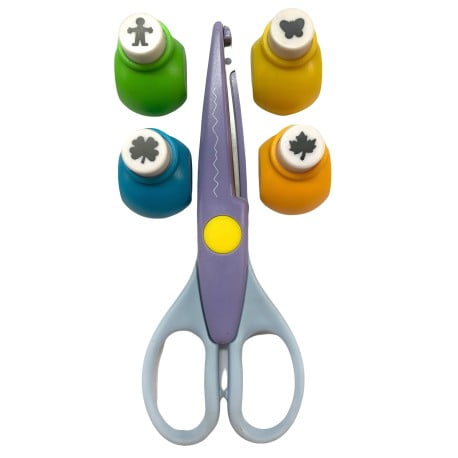 Pequi - Set De Tijeras Con 4 Perforadoras