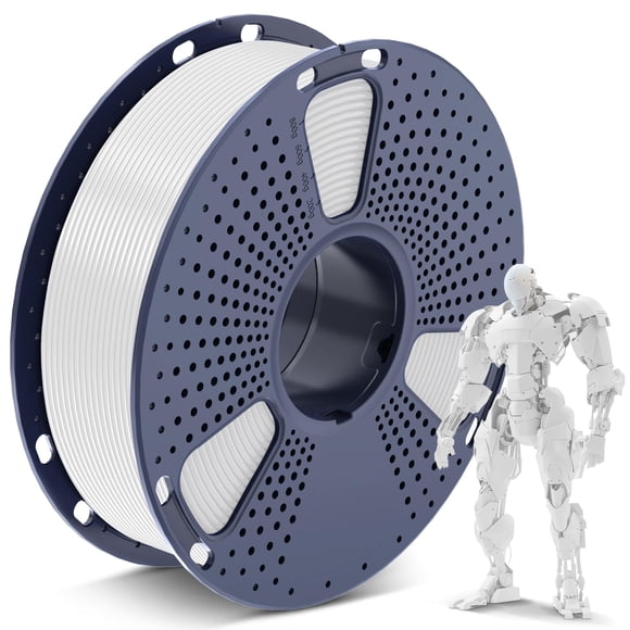 Filamento Para Impresora 3d Pla De 1 75 Mm Bobina De 1 Kg Blanco