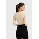 thumbnail image 3 of Polera Mujer Escote Cuadrado Beige, 3 of 4