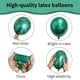 thumbnail image 3 of Globos Ztikug 50 piezas 30 cm verde metálico de látex, 3 of 6