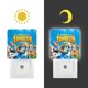 thumbnail image 3 of Zambezia Luz nocturna LED con sensor de anochecer a amanecer para dormitorio, baño, pasillo, escaleras - Lámpara LED nocturna de enchufe, 0.5W - 1 pieza, 3 of 6