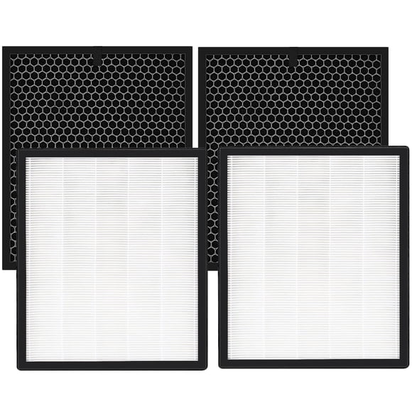 Paquete de 2 filtros de repuesto para purificadores de aire isinlive LV-PUR131