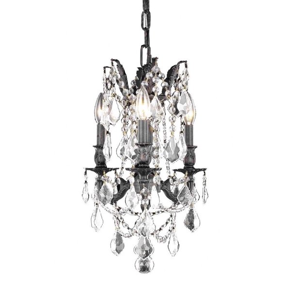 Araña Elegante Elegant Lighting 9203D13DB Bronce Oscuro 33x46 cm