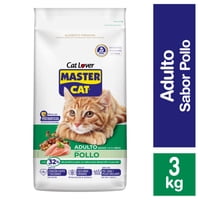 Alimento Seco Gato Adulto Sabor Pollo Bolsa 3 Kg Master Cat