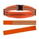 thumbnail image 1 of Cinturón Reflectante Cinturón Elástico Brillante Soporte Para Teléfono Cinturón Para Corredores Bolsa Correa De Seguridad 1 Cinturón Y 2 Brazaletes Naranja, 1 of 5