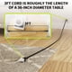thumbnail image 2 of Cable de extensión Seeklyze 16/3, 0,9 m, 13 A, 125 V, 1625 W, negro para interiores, 2 of 9