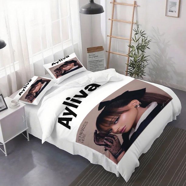 3pcs Ayliva Inspired Duvet Cover Set - Includes Duvet Cover And Pillowcases Suitable for All Seasons
