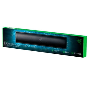 Reposamuñecas Razer Ergonomic Pro Cooling Gel Negro Tamaño Completo