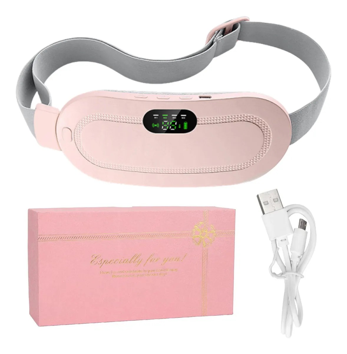 Genérica - Masajeador Menstruales Guatero Alivio Cólicos Calentador Usb