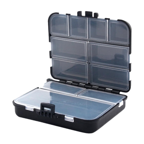 Caja De Aparejos De Pesca Caja De Almacenamiento De Cebos Resistentes Para Pescar Agua Salada De Agua Dulce Negra
