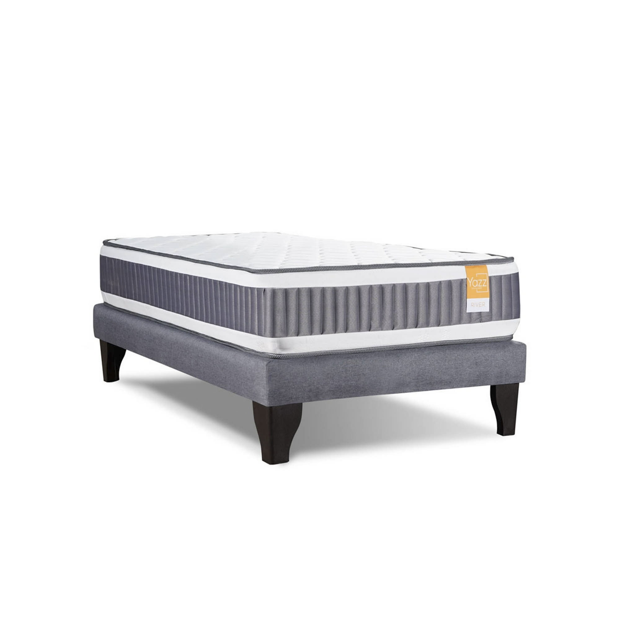 Cama Europea 1 Plazas River Yazz