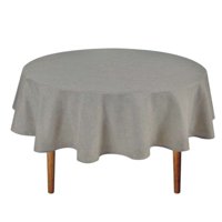 Oem - Mantel De Hule Plastico Mesa Redondo Color 140Cm Café