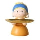 thumbnail image 1 of Estatuilla De Chica Nórdica Estatua Plato Para Servir Frutas Bandeja De Tocador Cosmético 18cmx17cmx21cm, 1 of 5