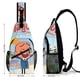 thumbnail image 2 of Sr. Magoo Riñonera Bandolera con Estampado Integral para Hombres y Mujeres, Bolso Cruzado Gráfico de Tendencia, Mochila de Hombro Streetwear para Ciclismo y Deportes, Riñonera Versátil Casual, 2 of 6