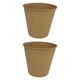 thumbnail image 2 of 2 Piezas De Cubos De Flores, Esculturas, Macetas De Regalo Para Jardín, Escritorio, Oficina, Color Amarillo, 2 of 3