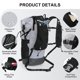 thumbnail image 4 of Mochila IX INOXTO 15L/22L Plegable Impermeable Gris, 4 of 7