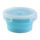 thumbnail image 4 of Contenedor De Comida Redondo Almacenamiento Plegable Cuenco De Camping Microondas Refrigerador XL 1200ML Azul, 4 of 5
