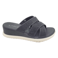 Sandalias Police Black Po-Pos25B056 - Talla 36