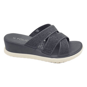 Sandalias Police Black Po-Pos25B056 - Talla 36