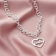 thumbnail image 3 of Collar Barbie con eslabones redondos en forma de corazón,, 3 of 3